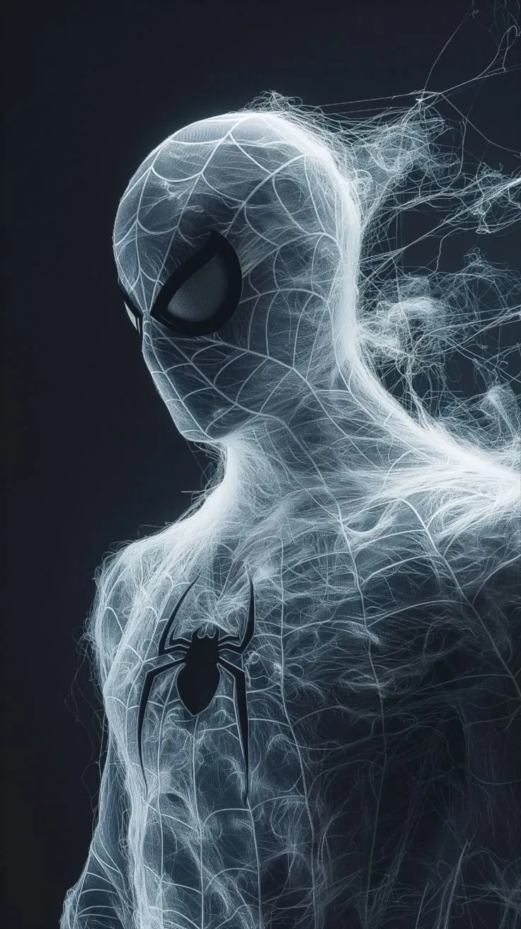 Spider-Man Made Of Spider Webs 🔥