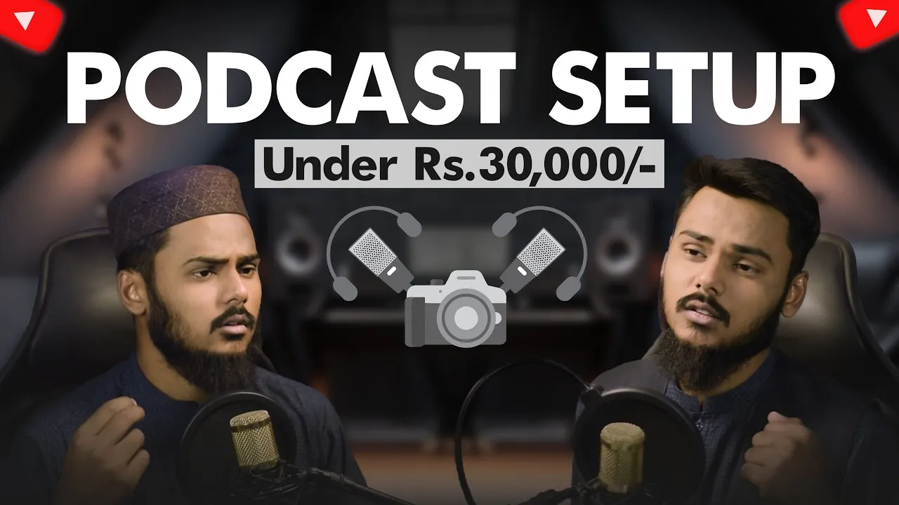 🎙️ How to Make a Budget Podcast Setup | 3 Podcast Studio Ideas | F Guide