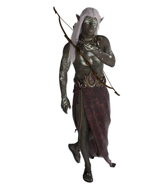 Free Man Elf illustration and picture