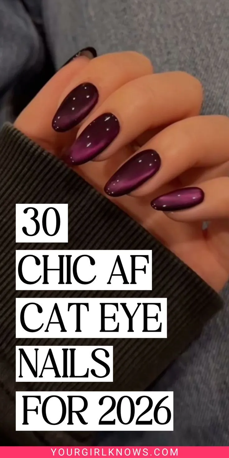 30 Cat Eye Nails That Are Mesmerizing, Shimmery, and Totally Trend-Setting