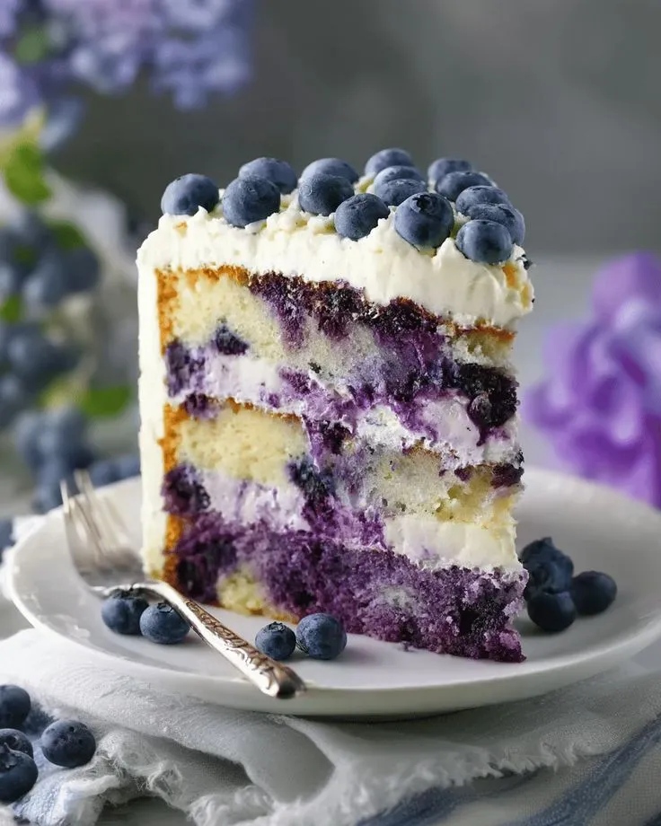Blueberry Cheesecake Cake