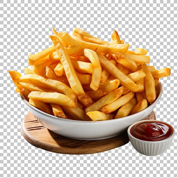 Free French Fries Ingredients Clipart png, Potato Snack, Homemade Favorite
