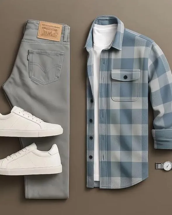 The Essential Business Look: White Shirt, Navy Tie, and Brown Shoes