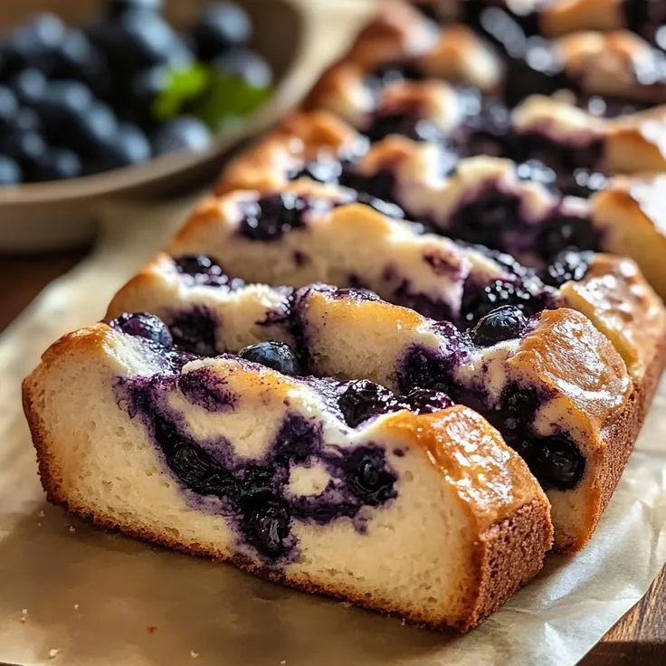 Blueberry Cream Cheese Bread