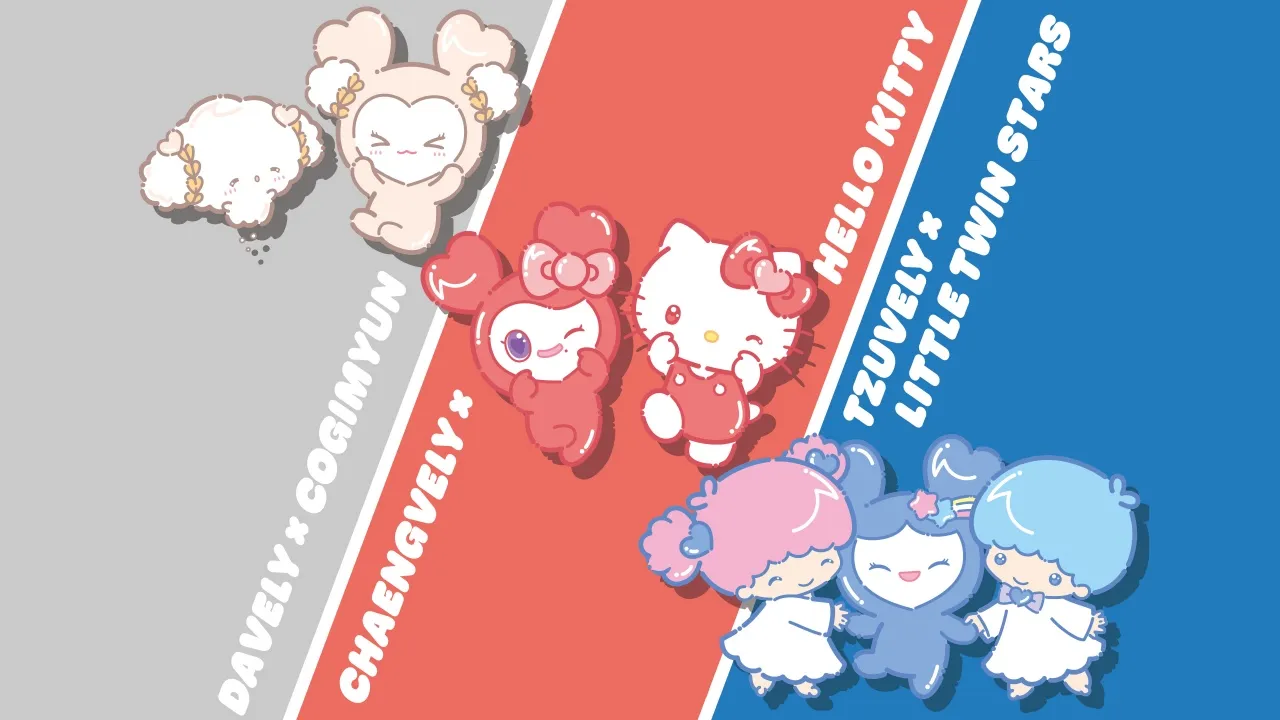 TWICE x Sanrio, 5K, Cogimyun, Hello Kitty, Little Twin Stars, Cute cartoon