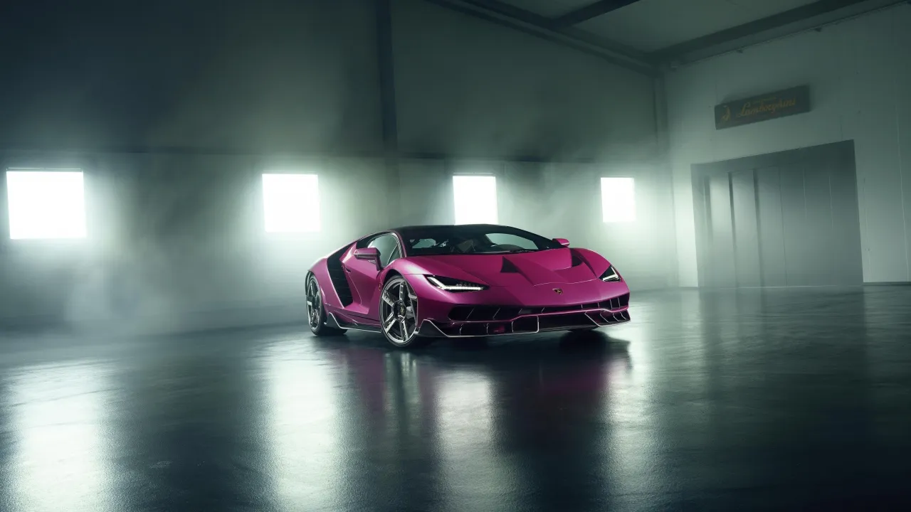 Lamborghini Centenario, Albert Spiess Collection, 8K, 5K, Garage