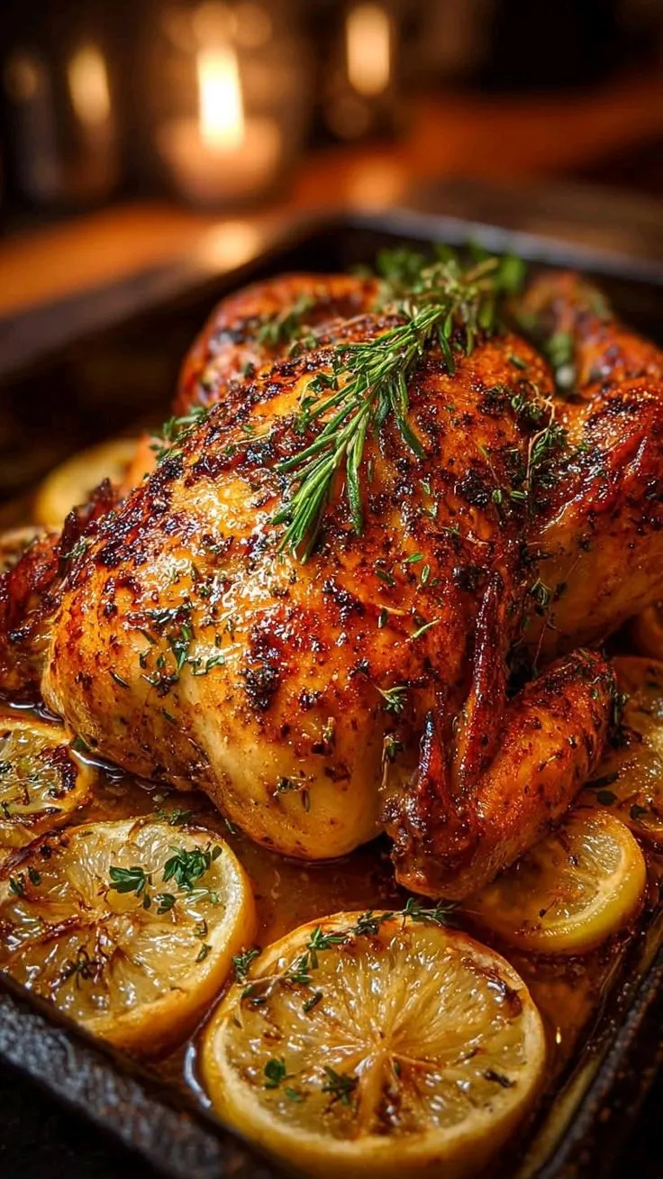 🍋🍗Garlic & Lemon Roasted Chicken 🍋🍗