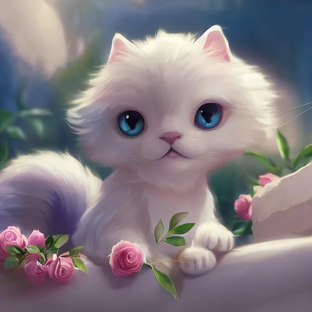 Free Cat Kitten illustration and picture