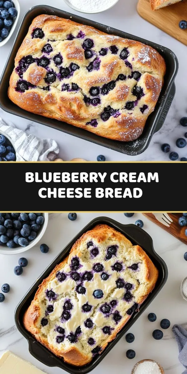 Blueberry Cream Cheese Bread