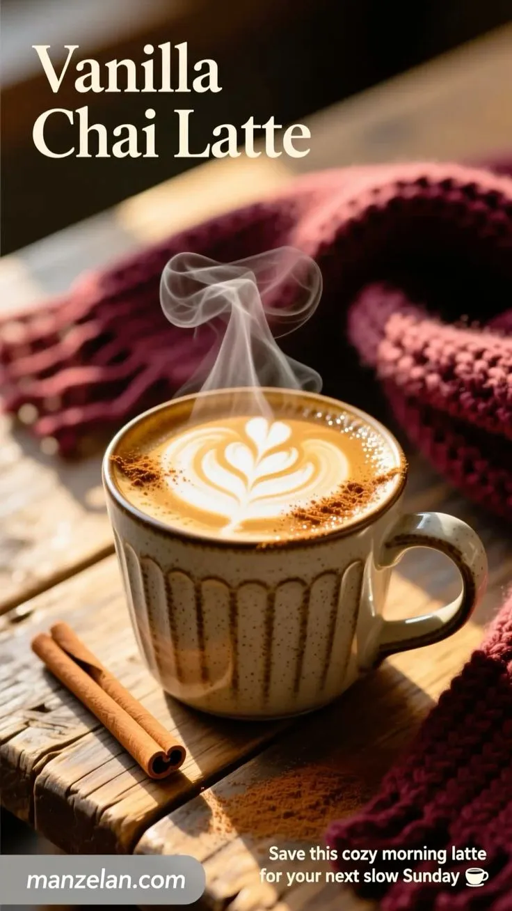 Vanilla Chai Latte – Comforting Spiced Tea for Cozy Mornings