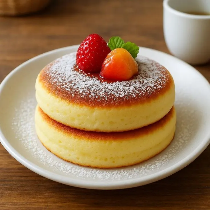 Fluffy Japanese Soufflé Pancake Recipe | Light & Airy Breakfast Dessert | Easy Printable PDF Download