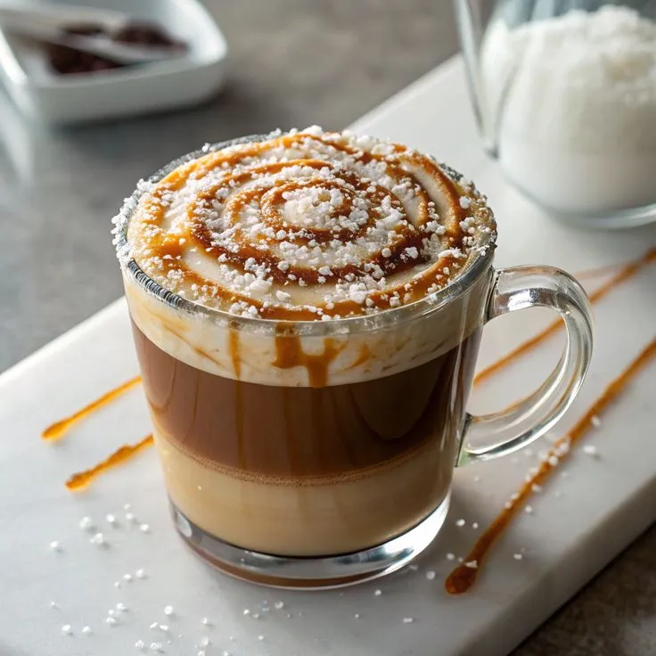 Hazelnut Salted Caramel Flat White