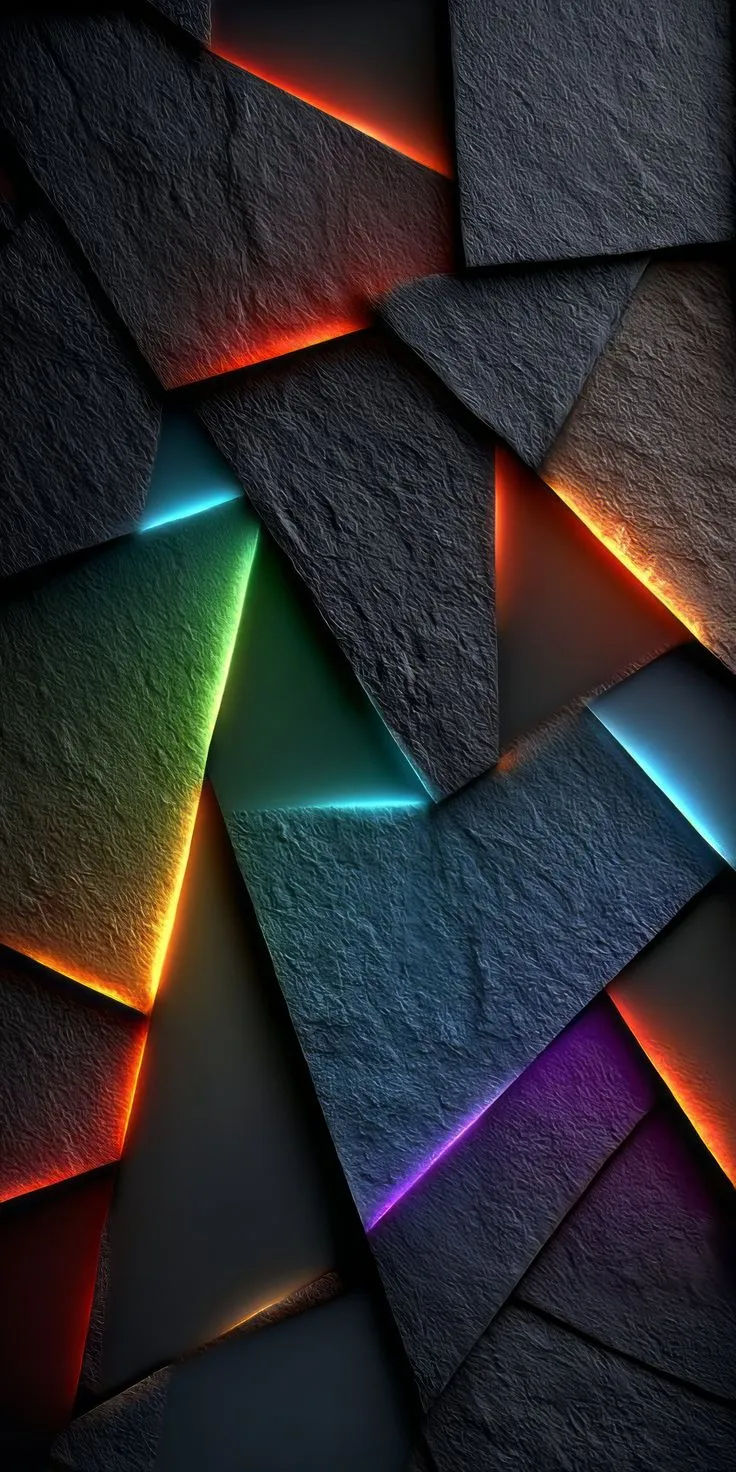 an abstract background with many different colored lights