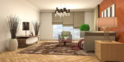 Free Living Room Interior Design illustration and picture