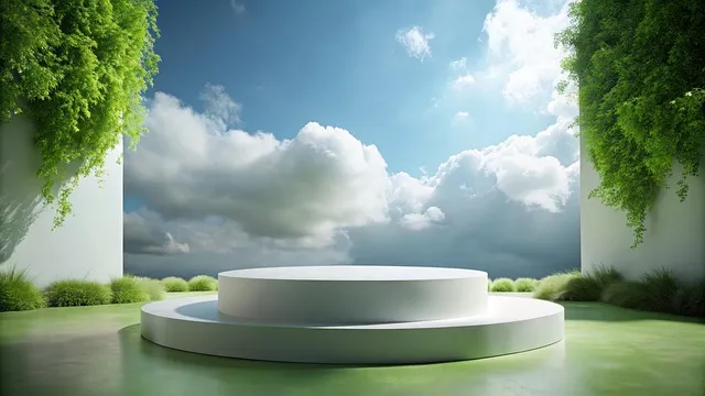 Free Ai Generated Podium illustration and picture