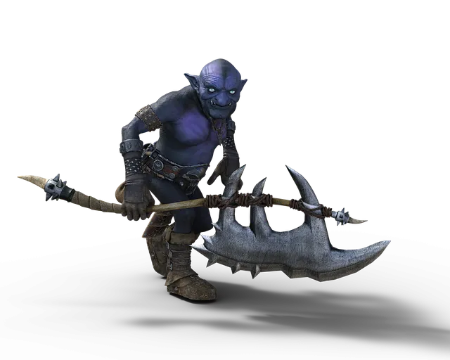 Free Goblin Warrior illustration and picture