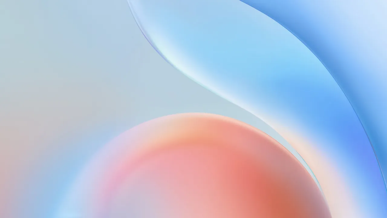 Blue gradient, Smooth, Modern design, Orange gradient, 5K