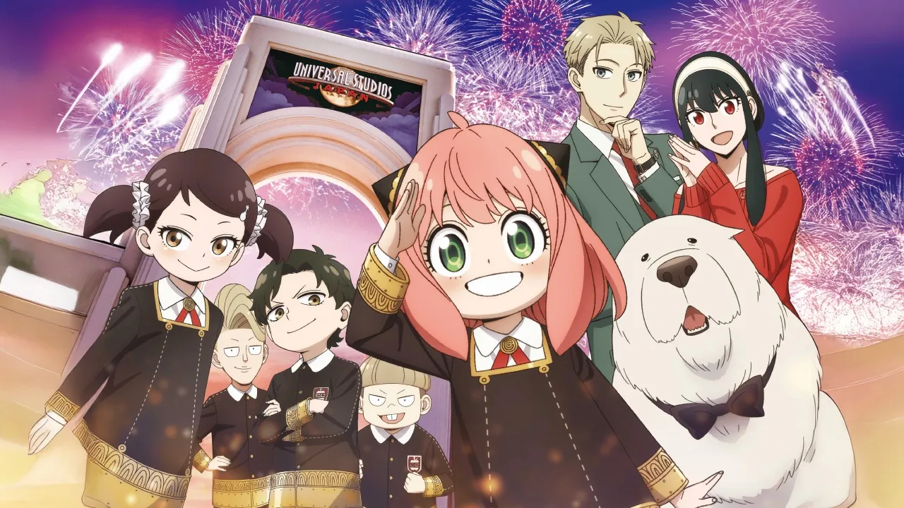 Spy x Family, Universal Studios Japan, Anya Forger, Fireworks, 5K