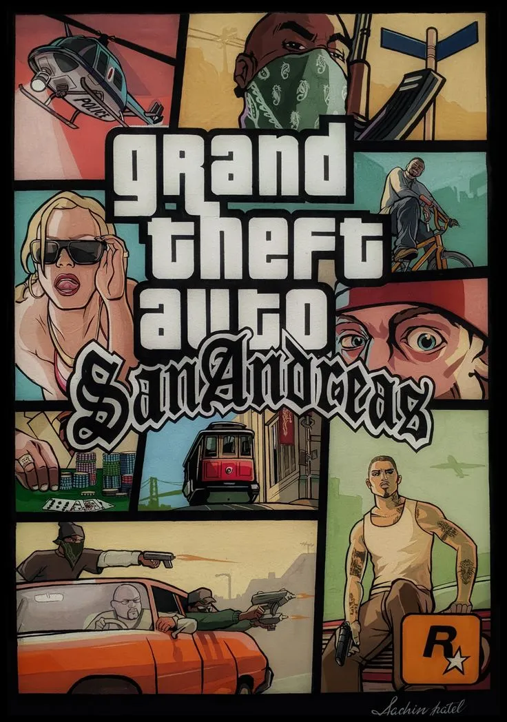 GTA San Andreas Poster