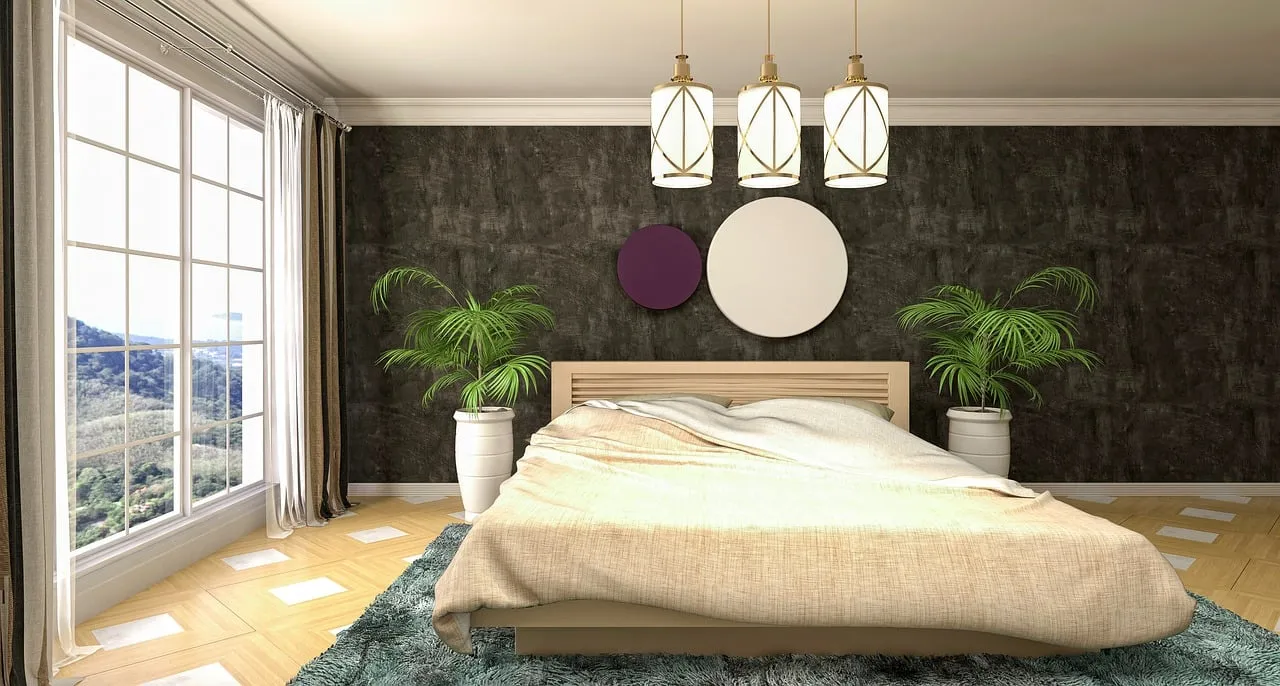 Free Bedroom Interior Design illustration and picture
