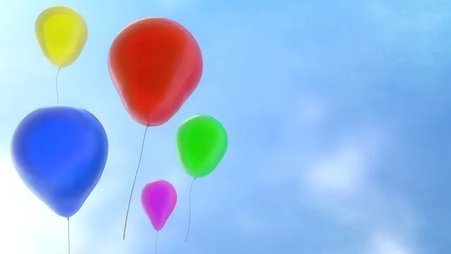 Free Balloon Coloured illustration and picture
