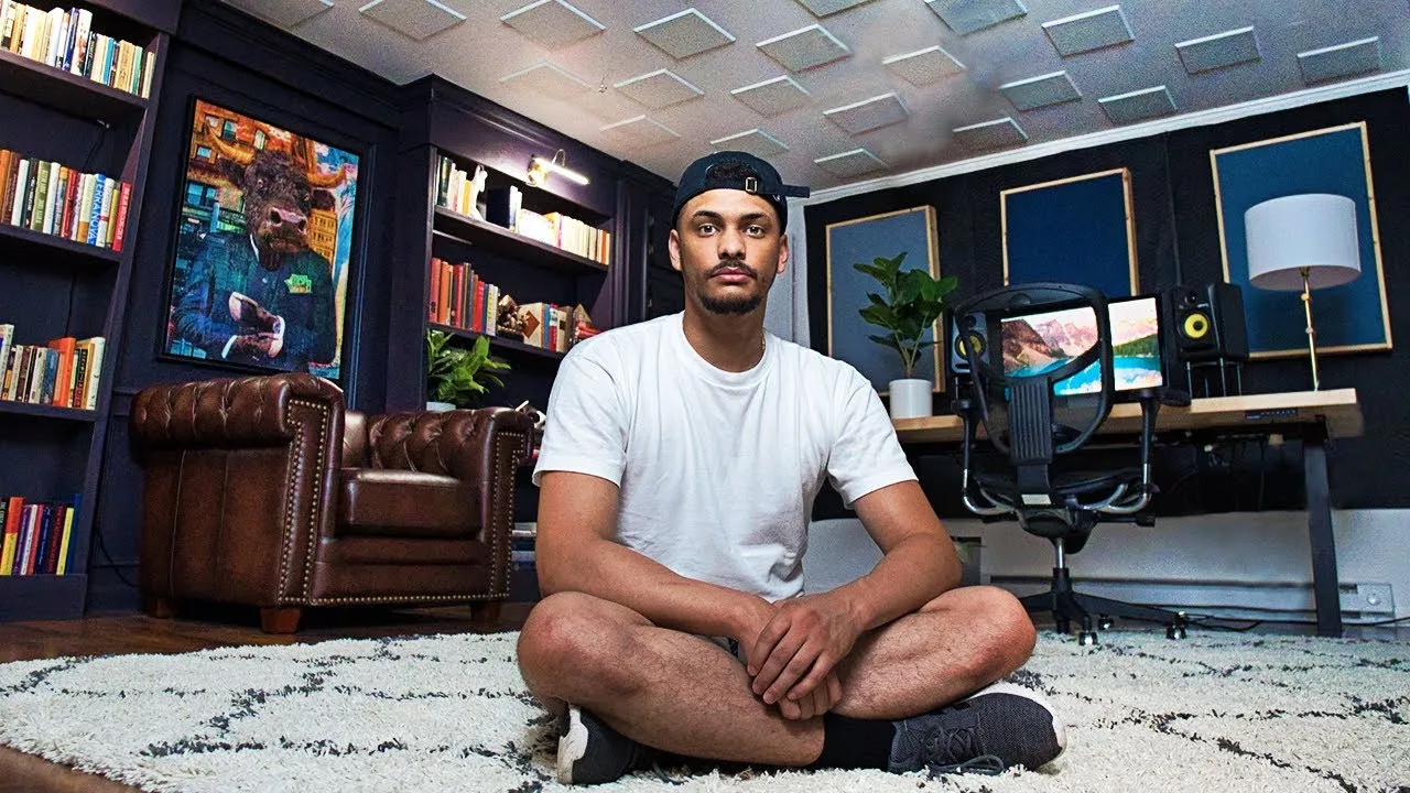 My YouTube Studio Tour (Basement Transformed Studio)