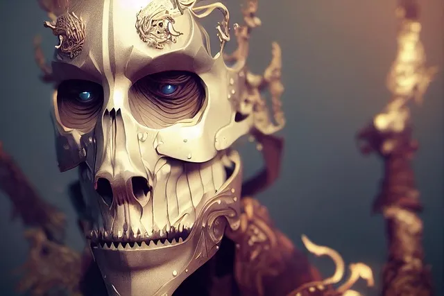 Free Skull Skeleton illustration and picture