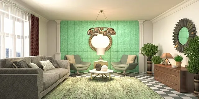 Free Living Room Interior Design illustration and picture