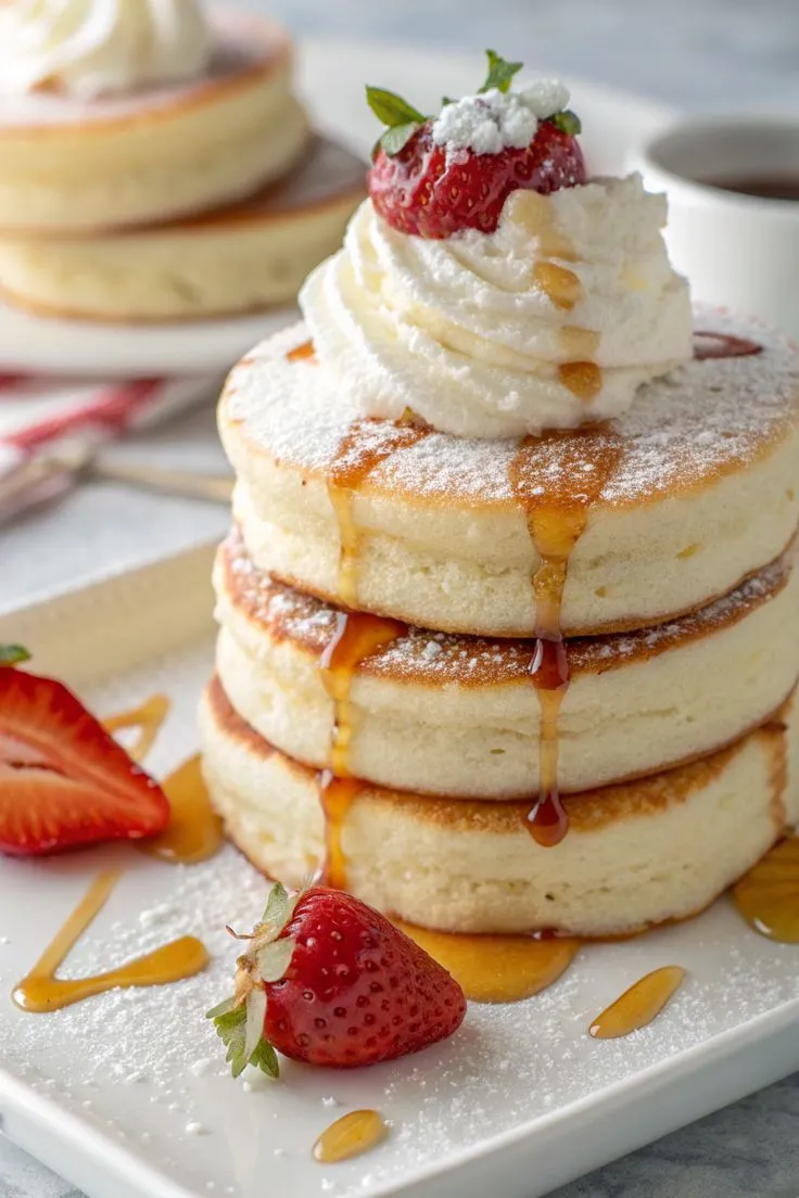 Fluffy Japanese Souffle Pancakes Recipe
