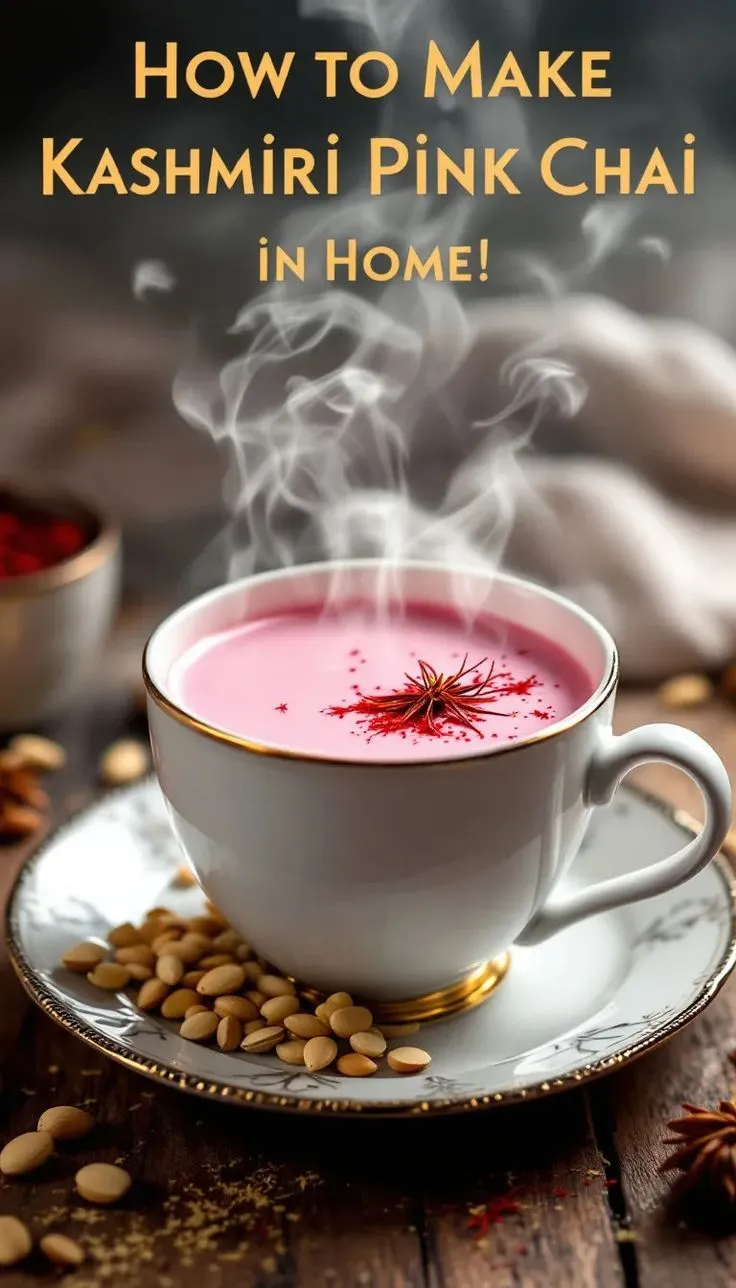 Authentic Kashmiri Pink Chai Recipe – Creamy & Flavorful