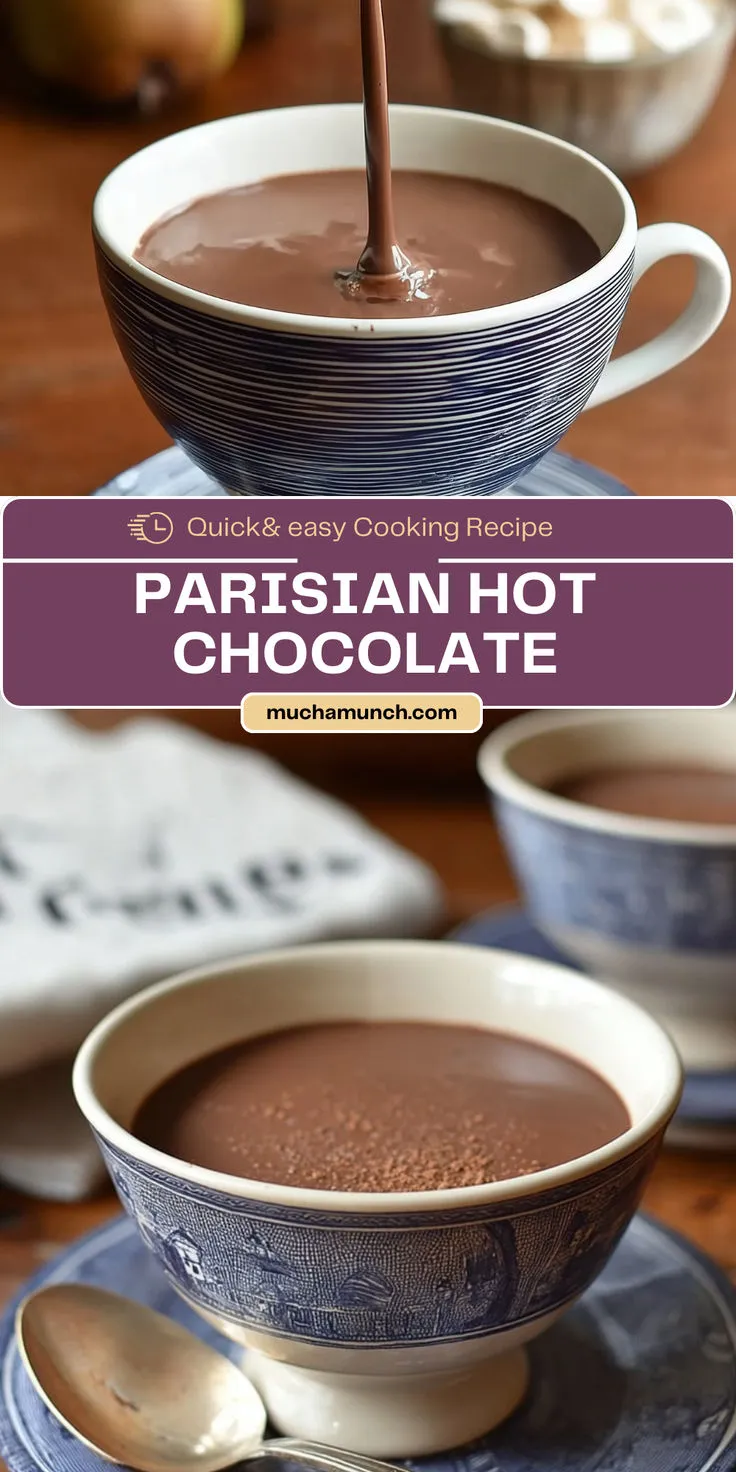 Indulge in Parisian Hot Chocolate – Rich & Velvety Comfort Drink