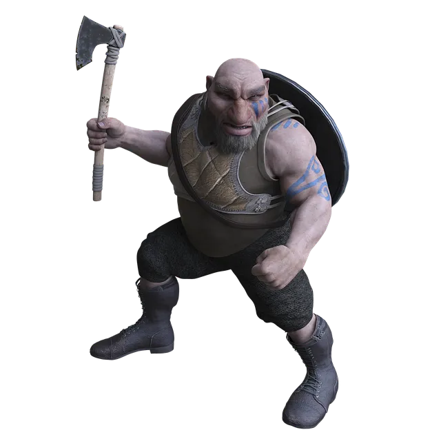 Free Dwarf Fighter illustration and picture
