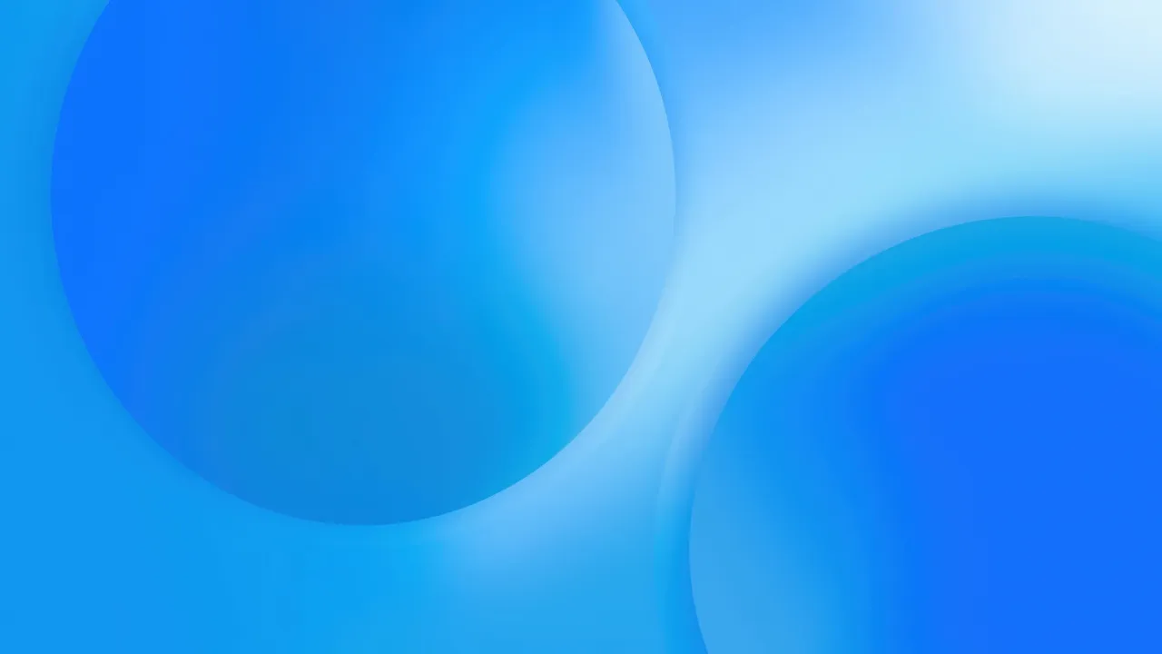 iCloud, Ultrawide, Blue gradient, Blue aesthetic, Blue background, Stock