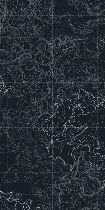 an abstract black and white background with lines in the shape of wavy shapes on dark blue paper