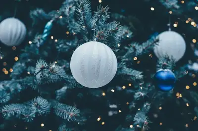 Free Christmas Background Christmas Baubles photo and picture