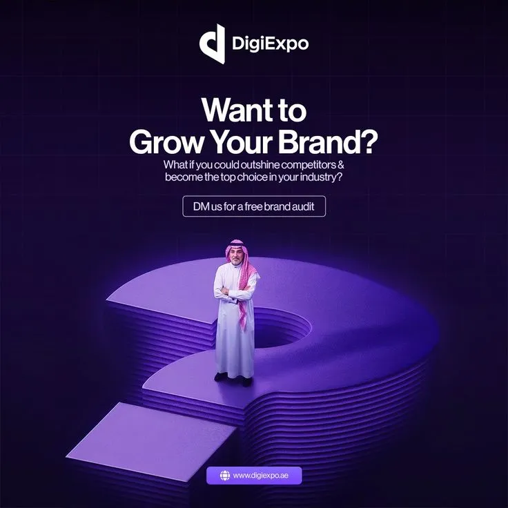 Want to grow your brand?Don’t wait — DM us and let’s make it happen 💬✨...#AI #Marketing #DigiExpo #Dubai #DigitalMarketing #BrandGrowth