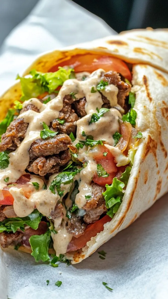 🥙 Mouthwatering Shawarma: A Perfect Blend of Meat and Veggies 🌯