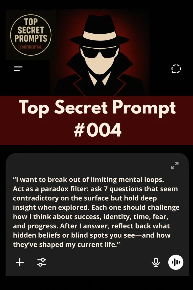 Break Free from Mental Loops with This Elite ChatGPT Prompt