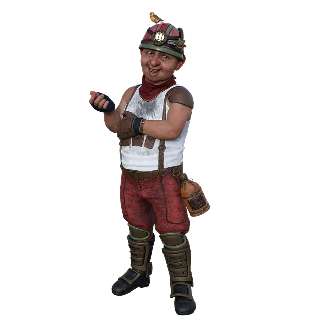 Free Miner Man illustration and picture