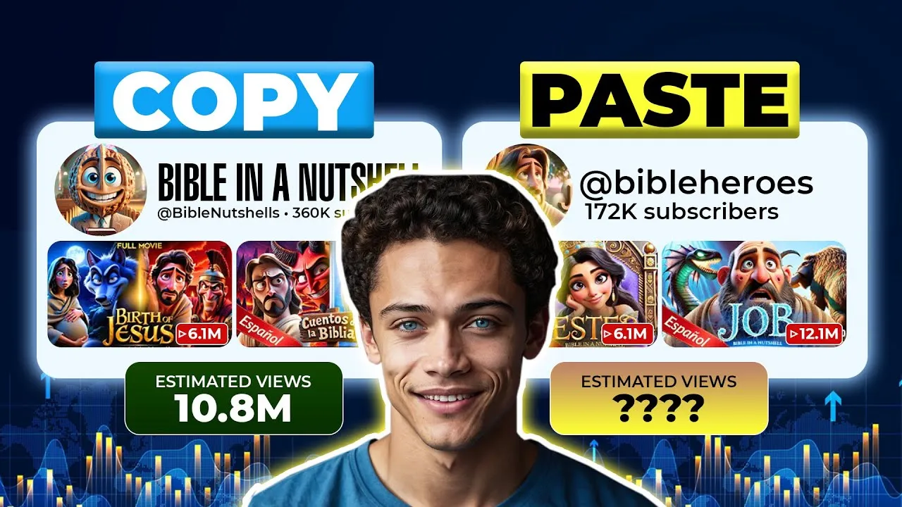 How I got MONETIZED in 30 Days Posting Bible Stories (Copy/Paste)