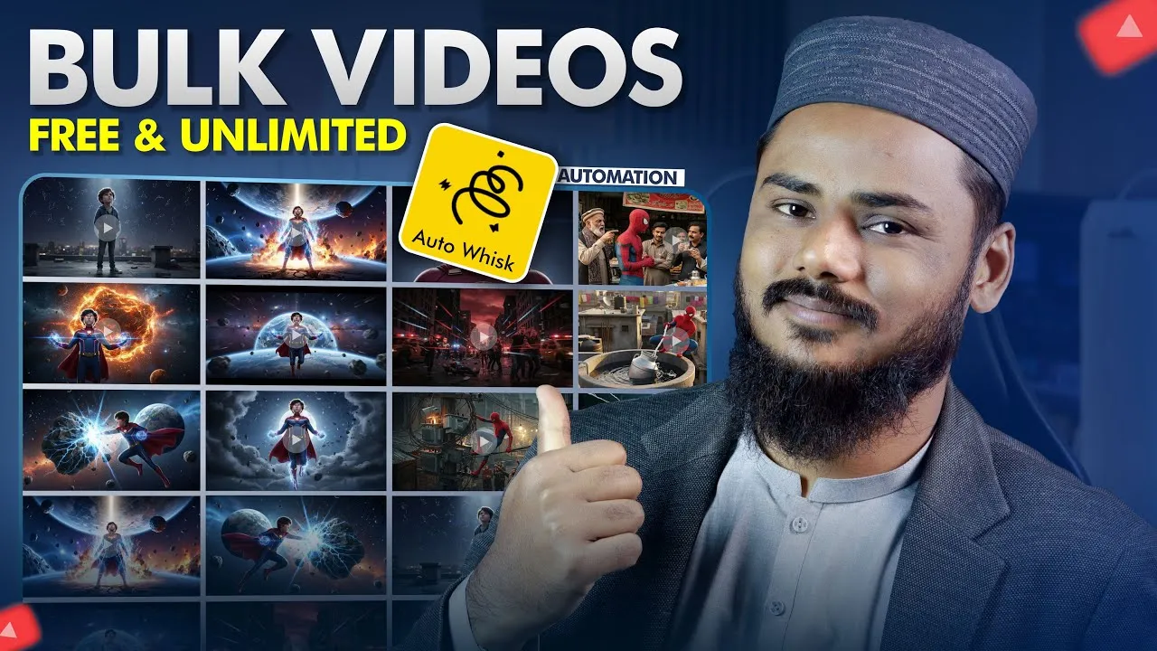 How I Created Unlimited AI Videos in Bulk (One Click) | FREE Text-to-Video Automation 2026 | F Guide