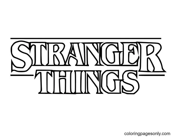 90+ Stranger Things Coloring Pages - Free Printable PDF & Online Coloring