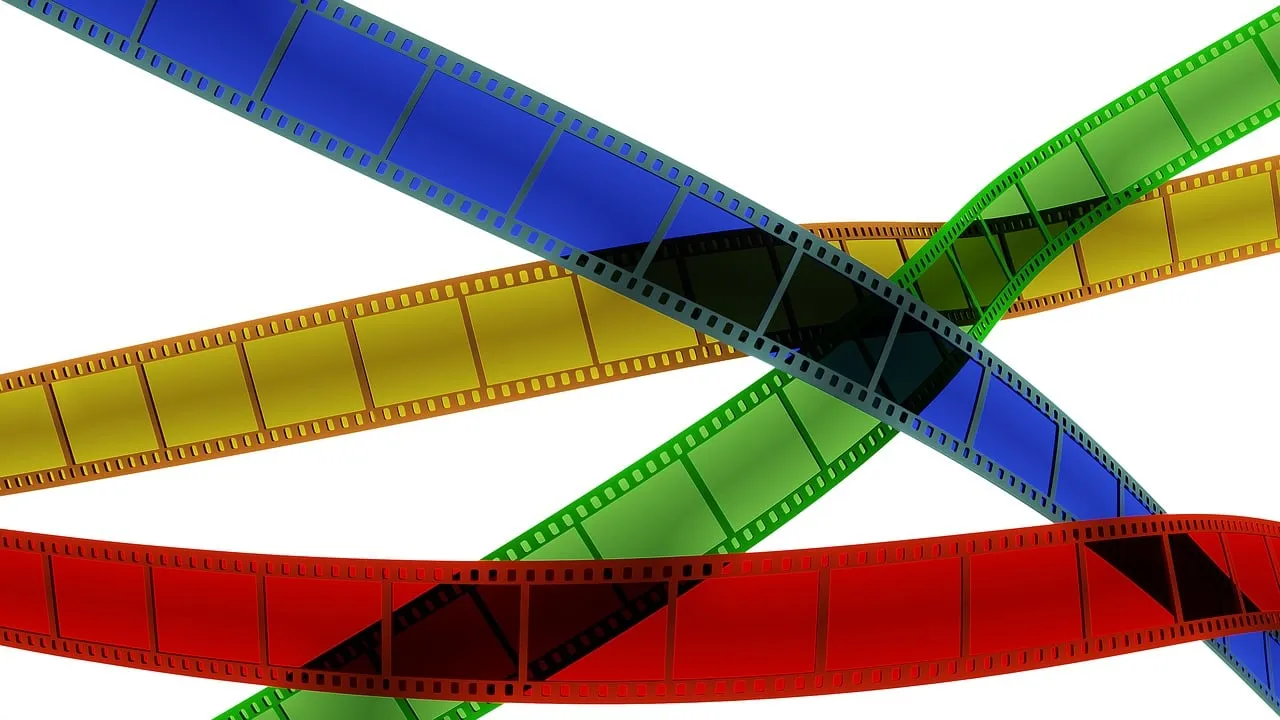 Free Filmstrip Movie Theater illustration and picture