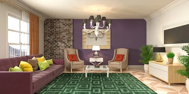 Free Living Room Interior Design illustration and picture