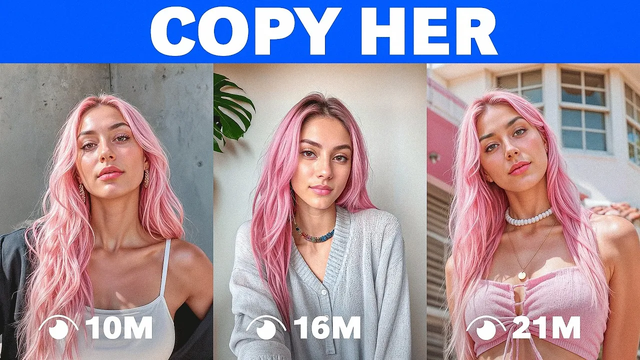 how I create a consistent AI influencer like Aitana Lopez from scratch