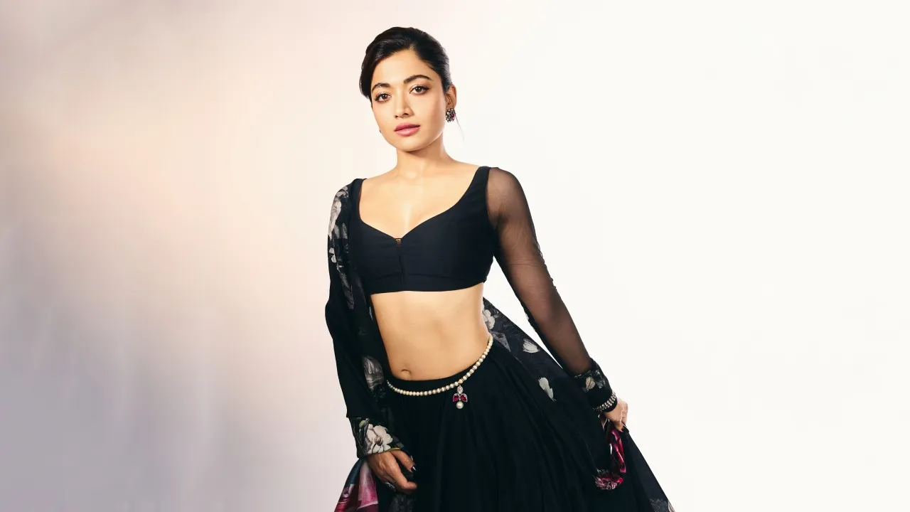 Rashmika Mandanna, Lehenga, Indian actress, Ethnic wear, Indian fashion, 5K, 8K
