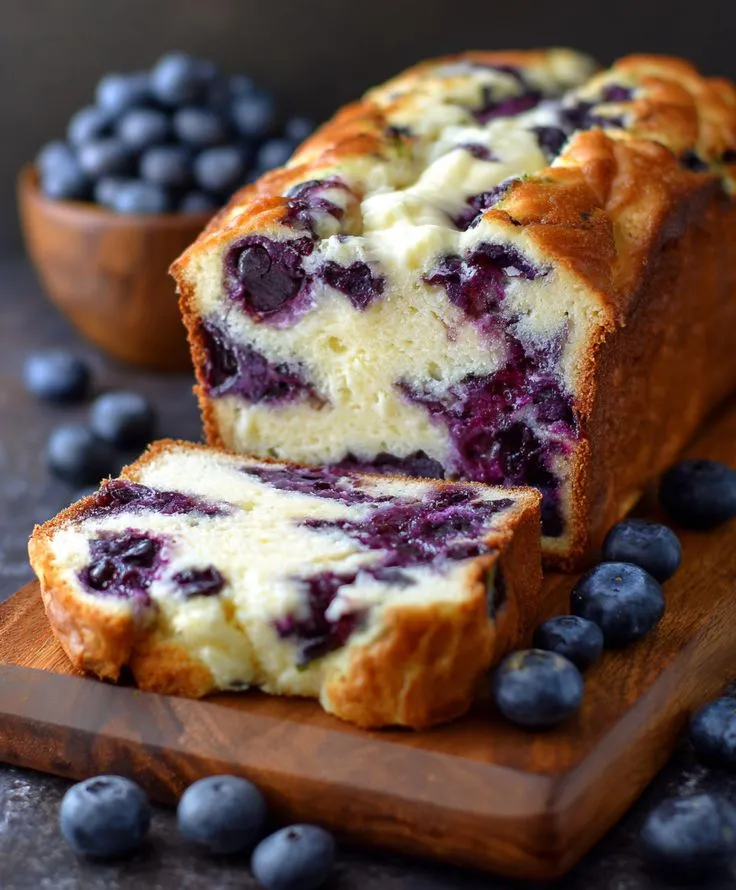 Blueberry Cream Cheese Bread Recipe: Sweet and Creamy - foodfusion.runoflif.com