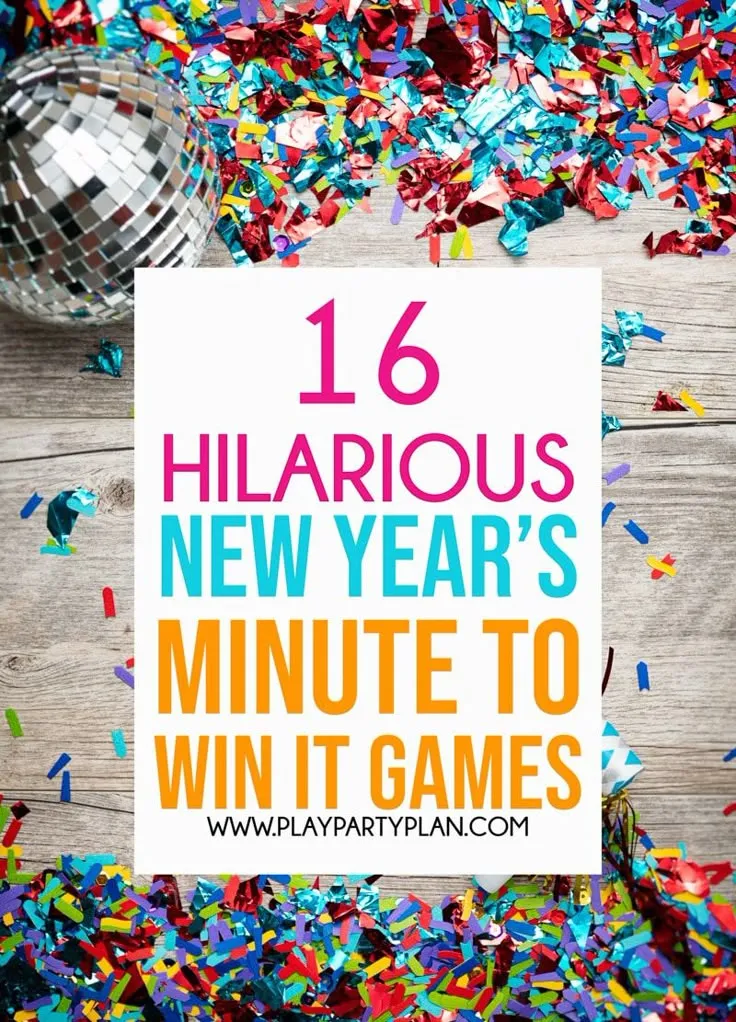 Hilarious New Years Eve Minute to Win It Games