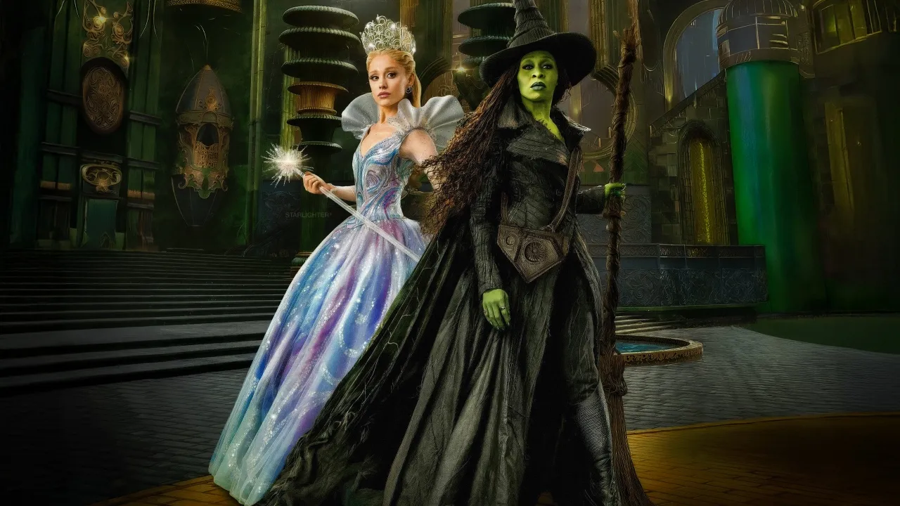 Glinda, Elphaba Thropp, Cynthia Erivo, Ariana Grande, Wicked: For Good, Movie poster, 2025 Movies