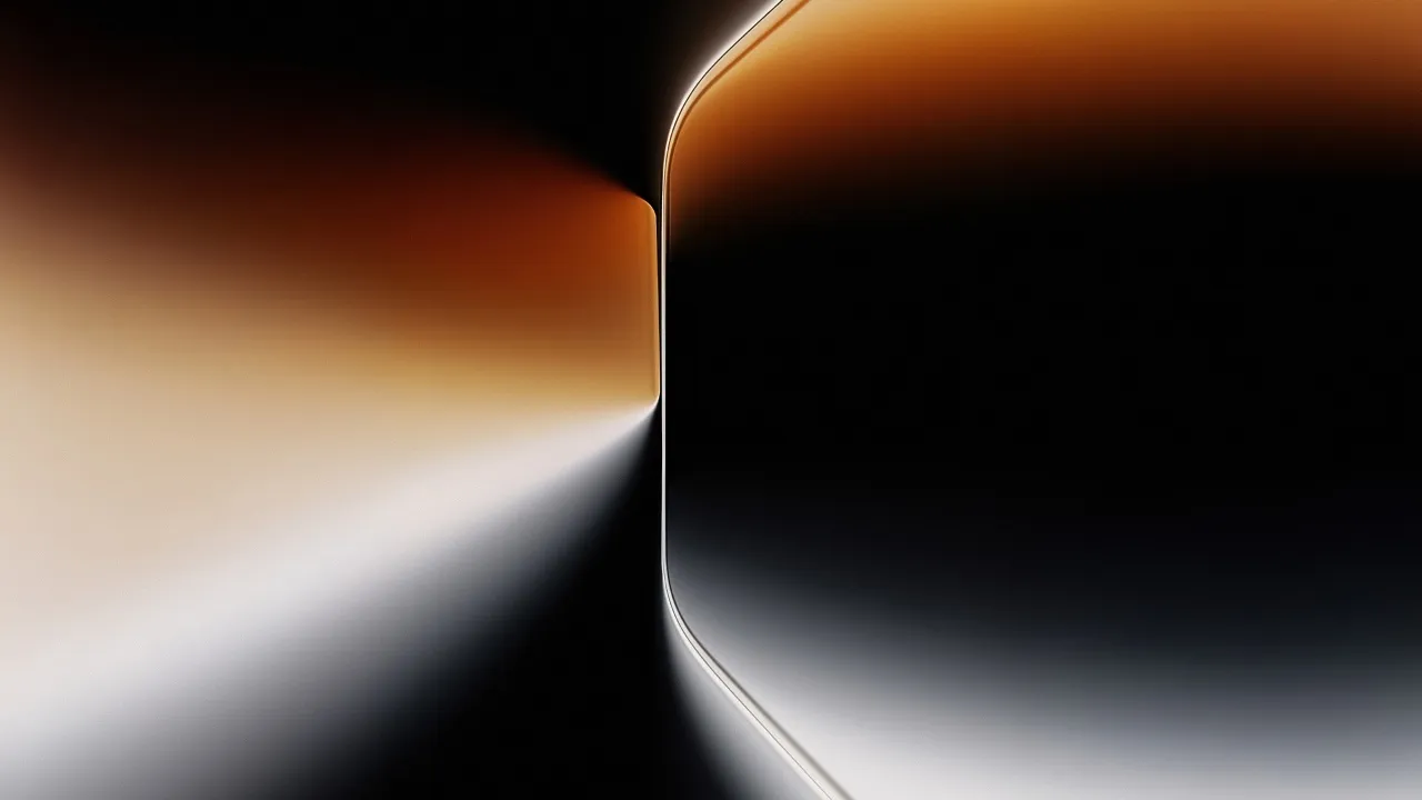 Geometric, Gradient shapes, Chromatic, Dark Mode, Copper, Metallic, Honor Win, Stock, 5K